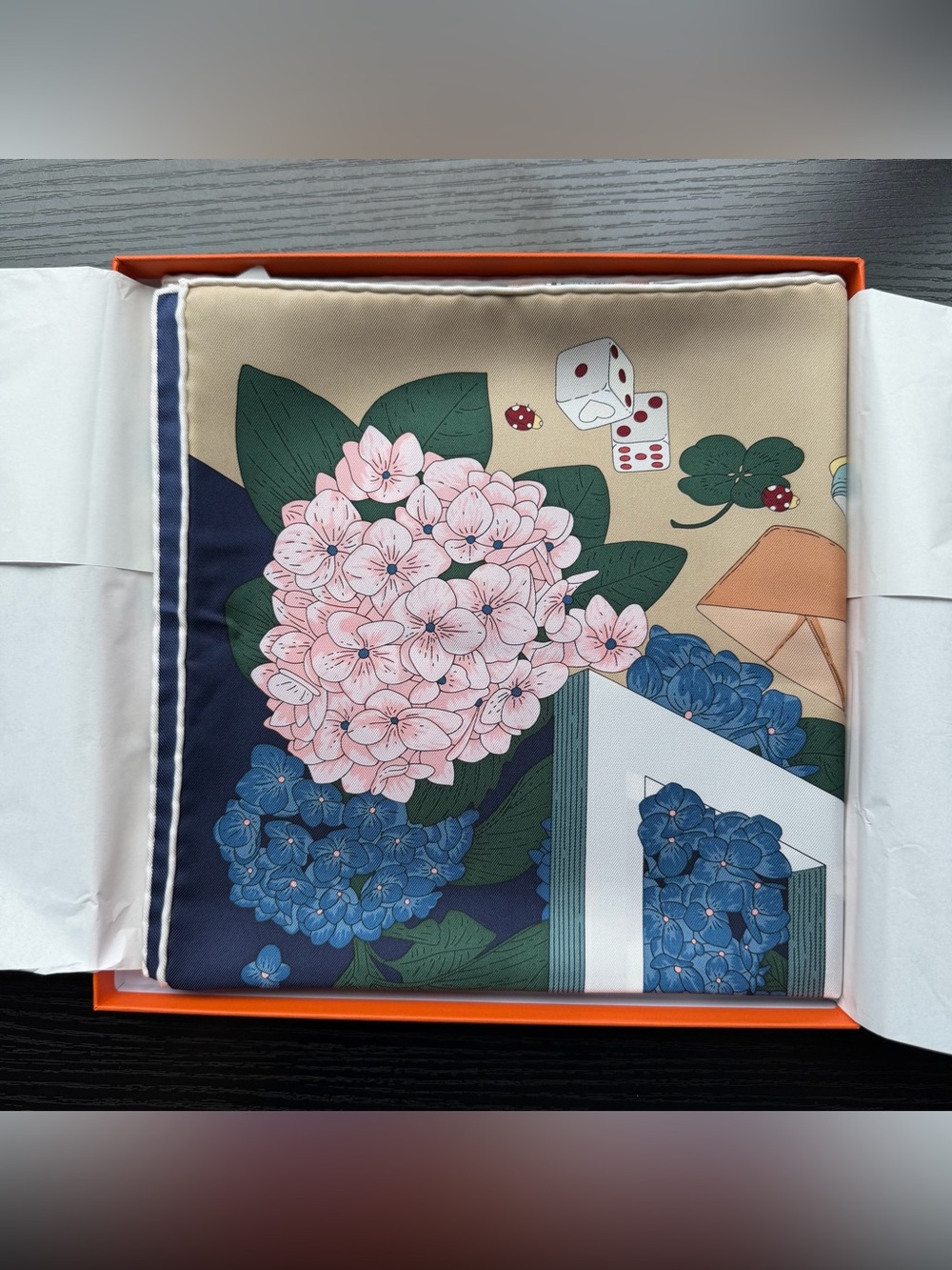 Hermes L'Esprit s'Envole scarf 90 - Picture 2 of 4